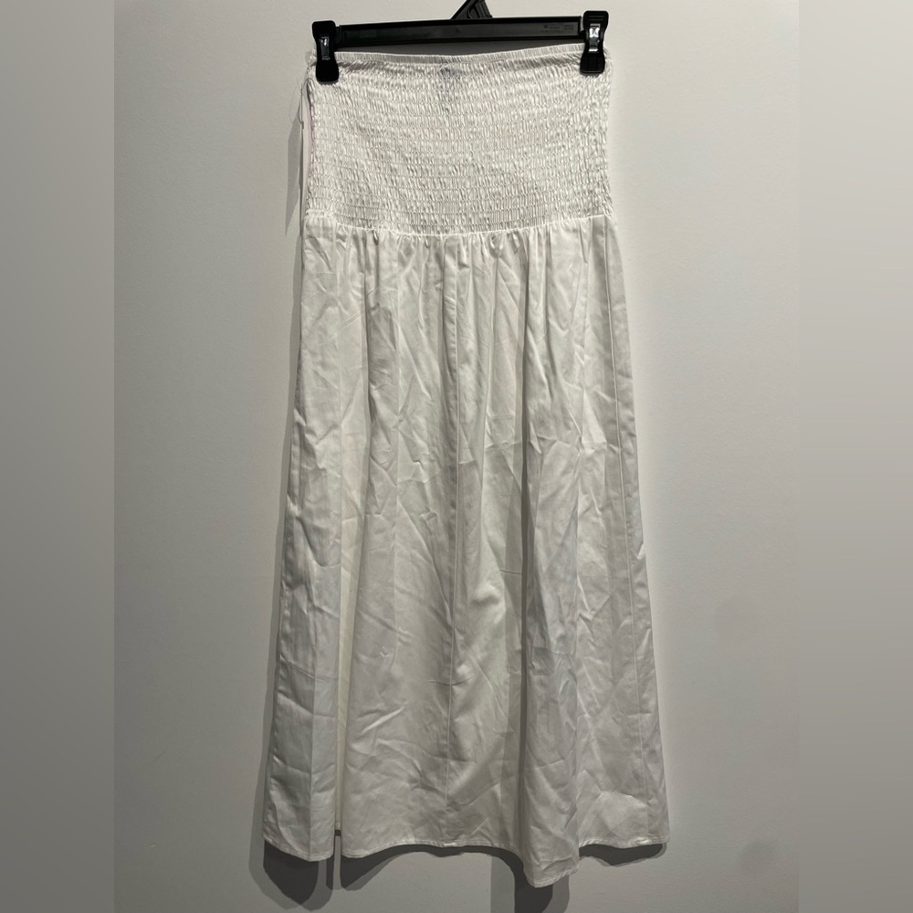 Wild Fable Women's Smocked Waist Maxi Skirt White Size XXS NWT - Picture 2 of 7